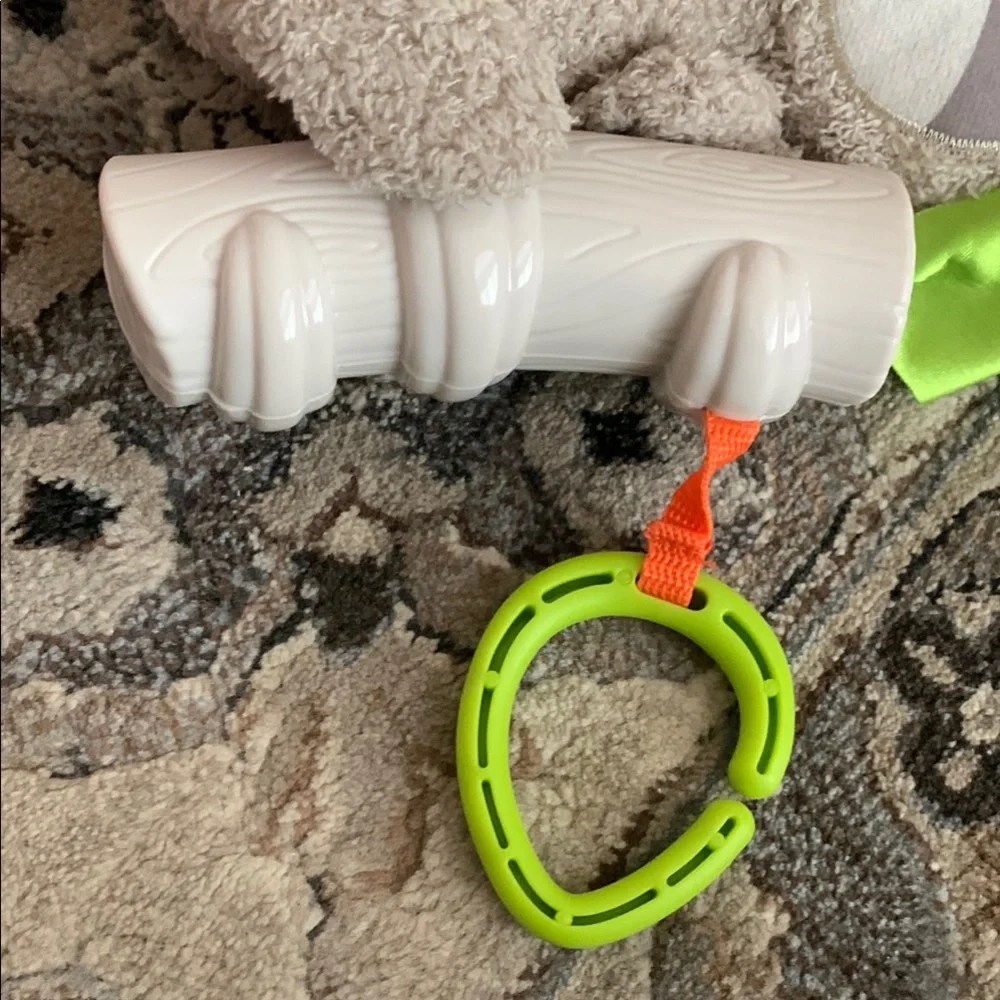 Fisher-Price Sloth Activity Toy with Mirror, Teether, & Vibration